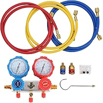 エアコンガスチャージ4点セット対応冷媒R32 R134a R410a R404a Amazon.co.jp: エアコン ガスチャージ マニホールドゲージ R134a
